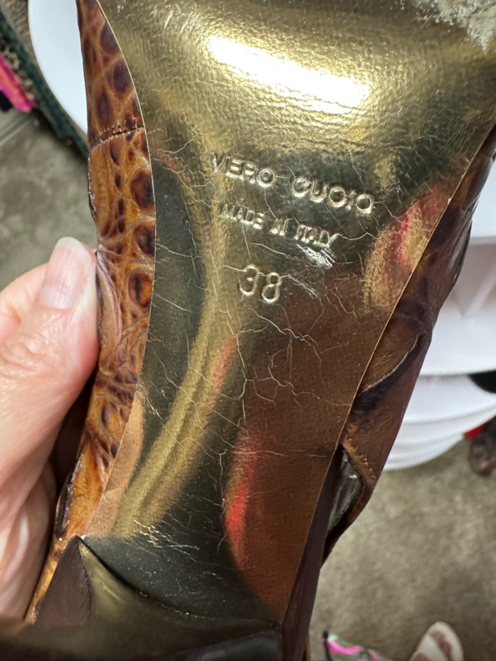 Roberto Cavalli brown stilettos size 8 (European 38) - Picture 6 of 6
